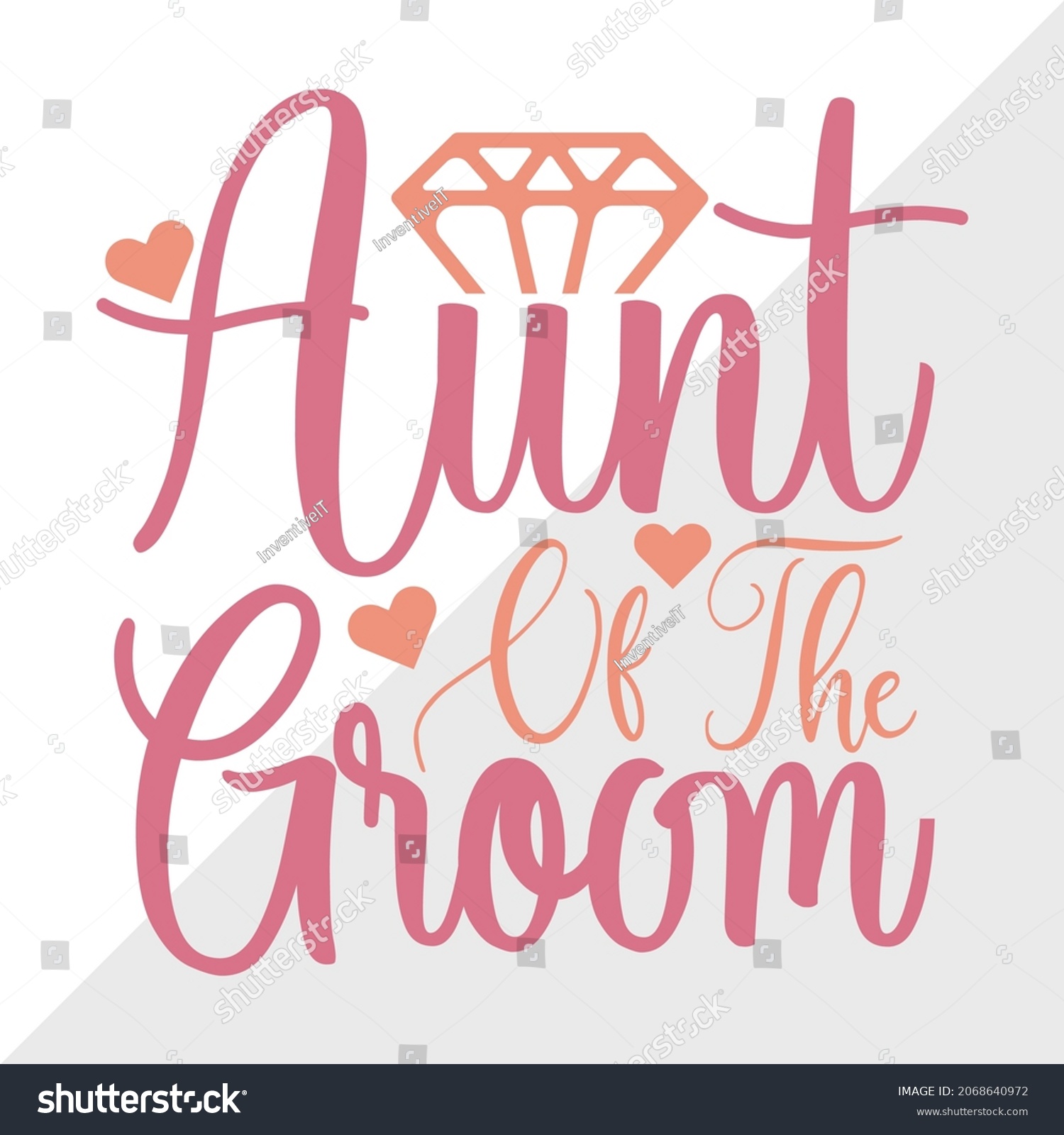 SVG of Aunt Of The Groom Printable Vector Illustration svg