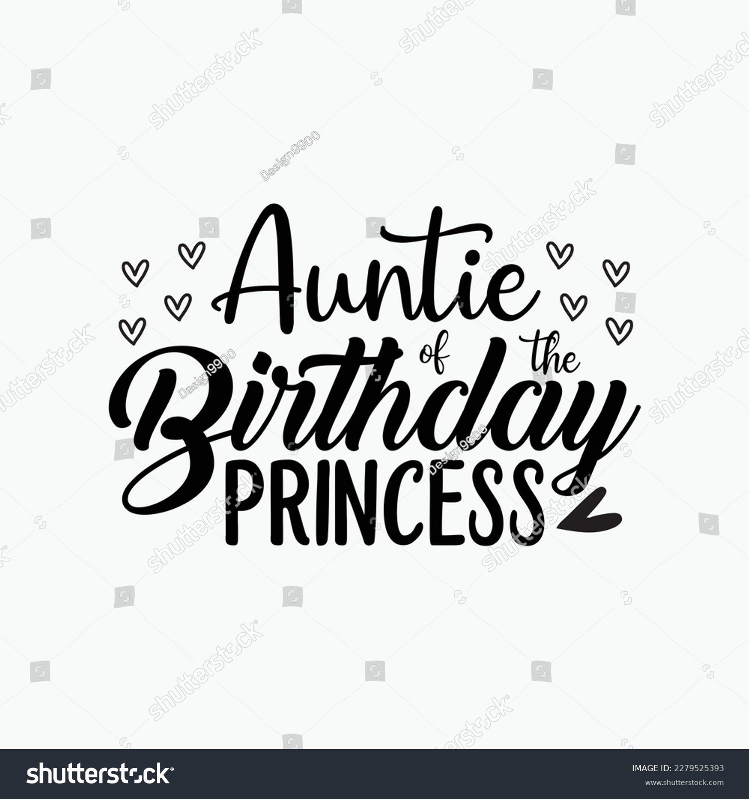 SVG of Auntie of the Birthday Princess Girl Dabbing Unicorn Aunt svg