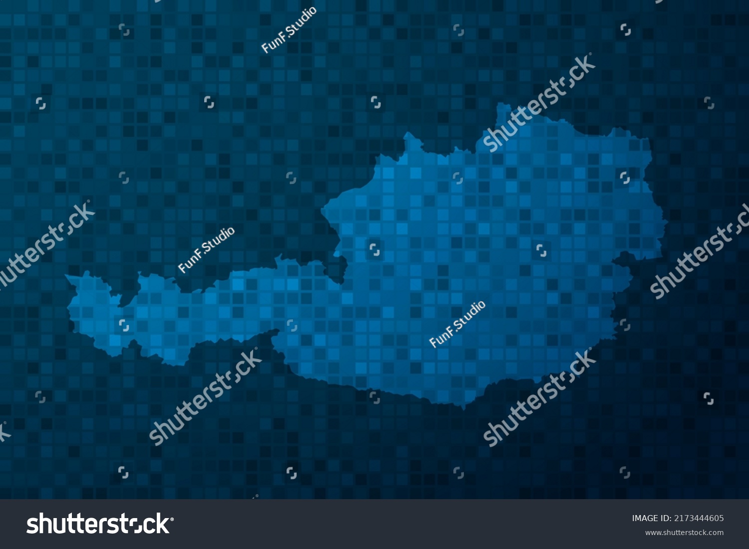 Austria Map World Map International Vector Stock Vector (Royalty Free ...