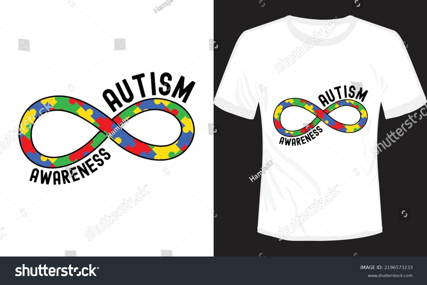 SVG of Autism Awarness Day T-shirt Design svg