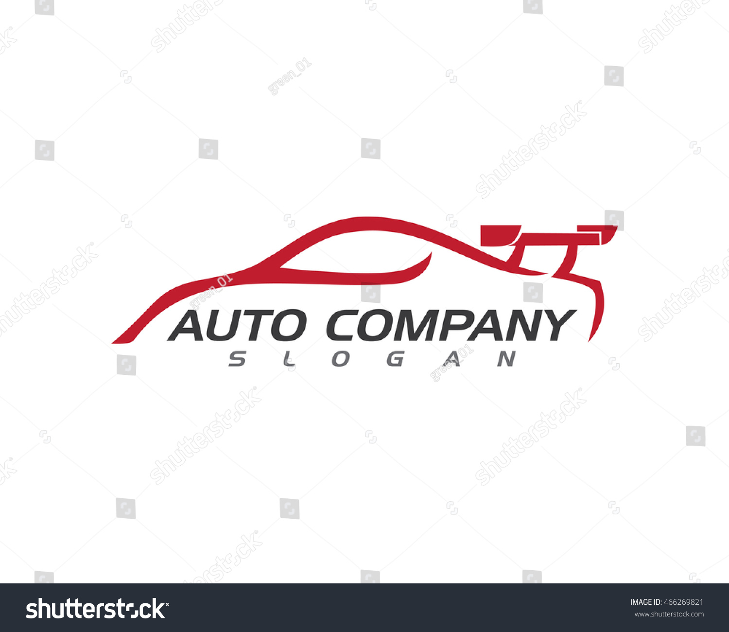 Auto Car Logo Template Stock Vector Illustration 466269821 : Shutterstock