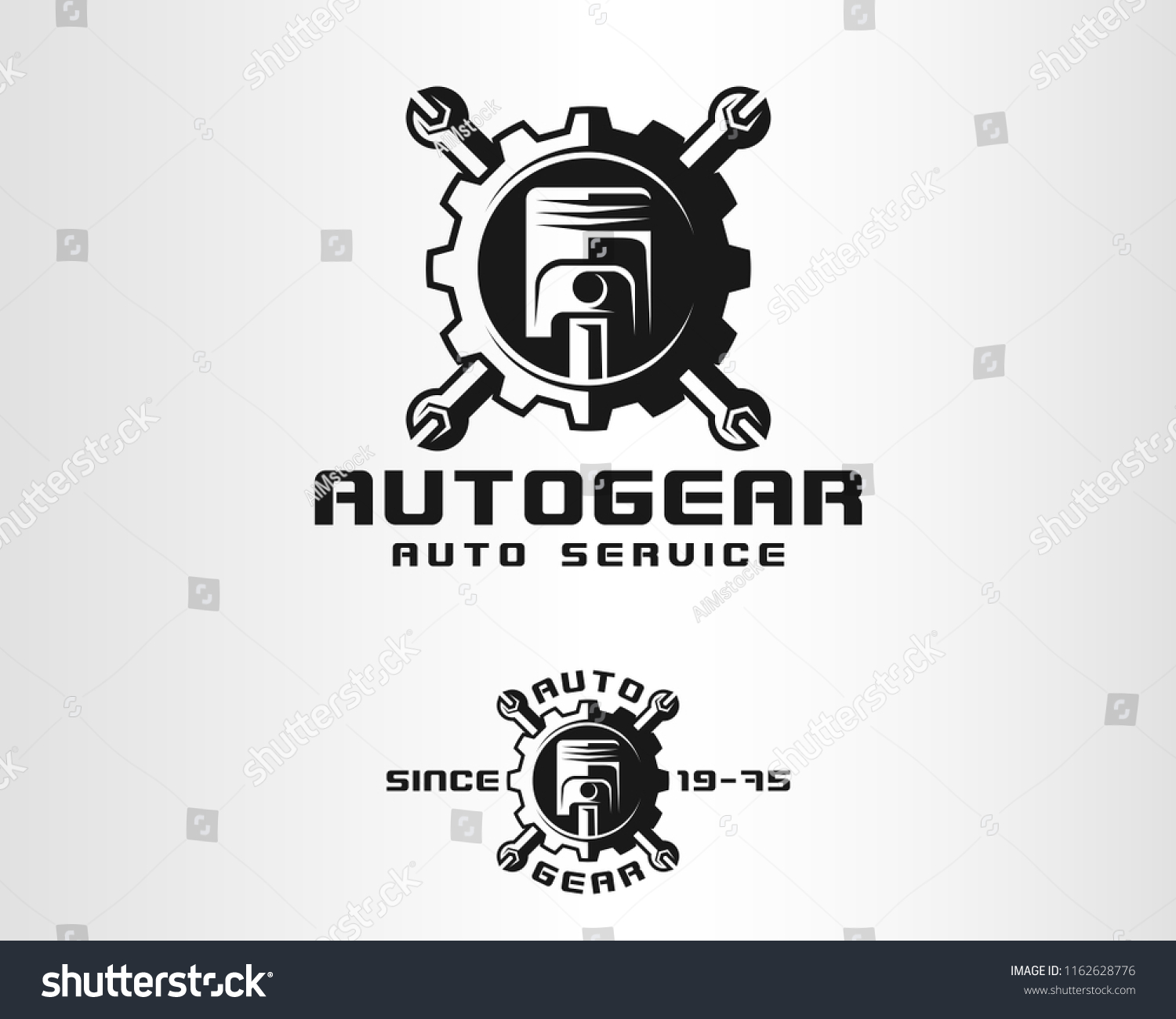 SVG of Auto Gear - Auto Service Logo svg