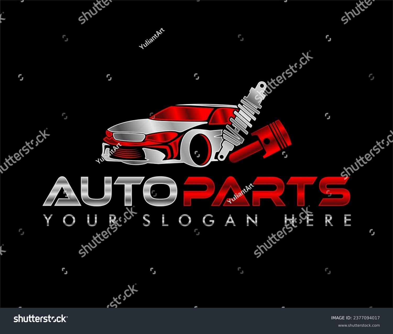 SVG of auto parts logo vector logo template. this design use car and parts symbol. suitable for transportation. svg