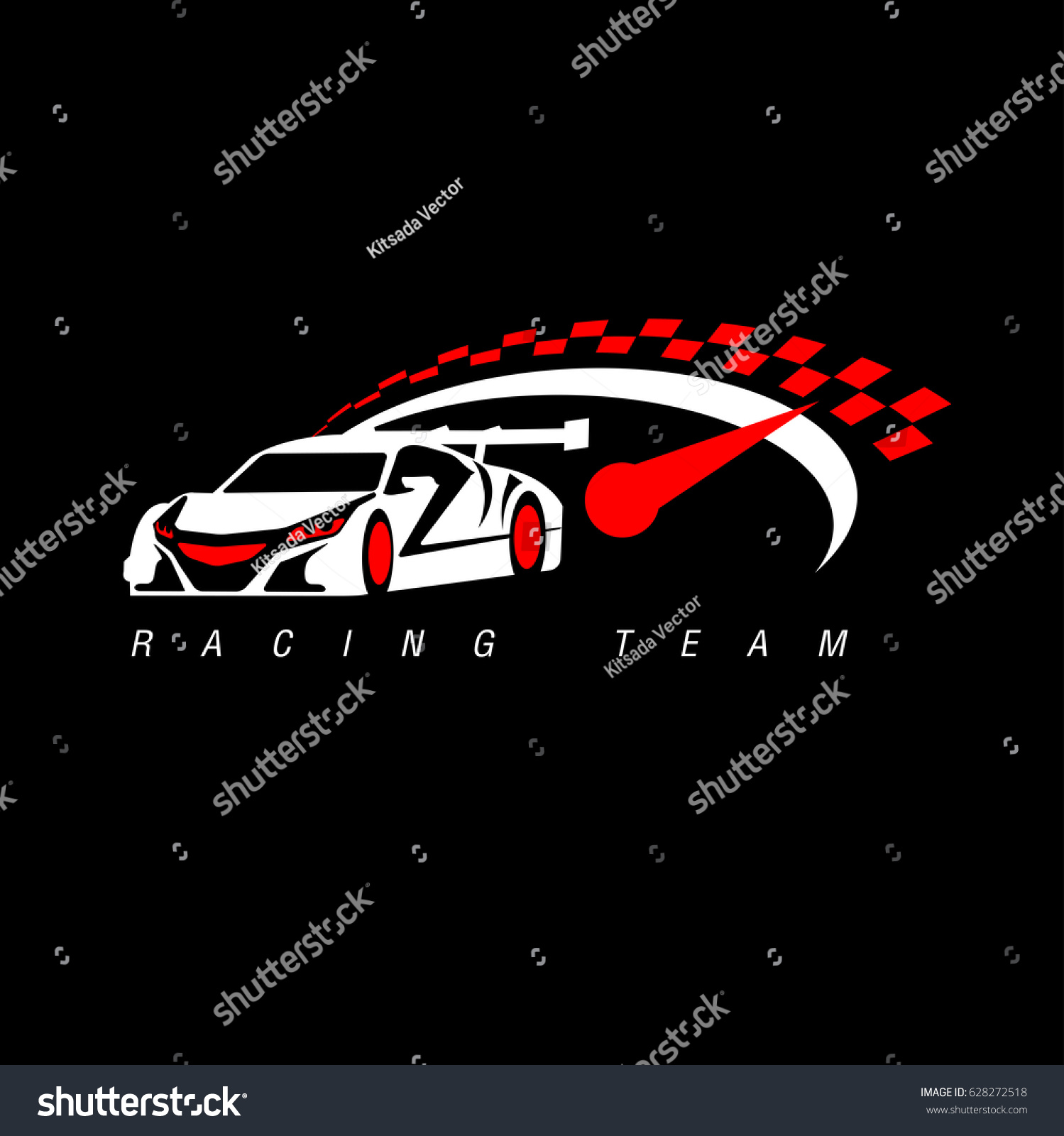 Auto Racing Logocar Logo Vector Logo Stock Vector (Royalty Free) 628272518