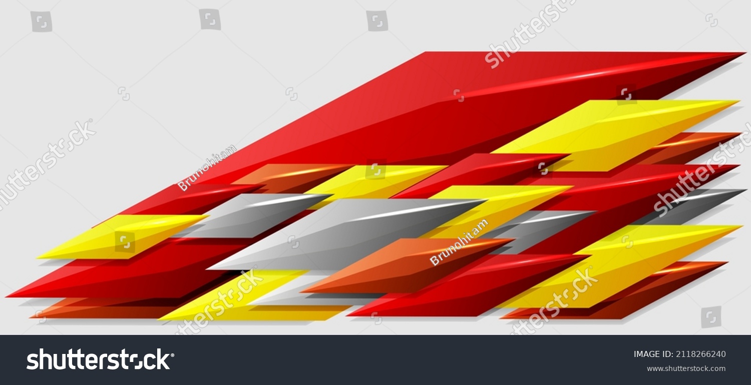 SVG of Automotive abstract diamond sticker stripes. Color gradient with dodge neon style. svg