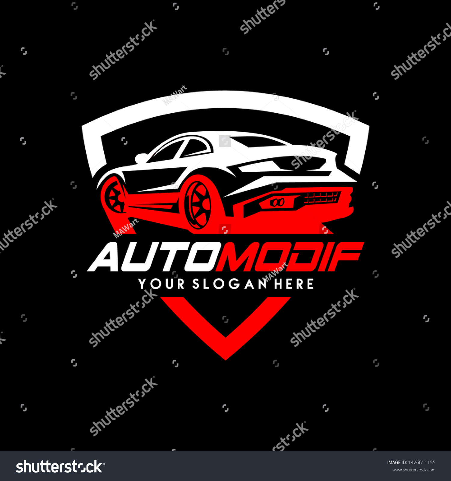 Automotive Logo Vector Car Detailing Garage Stock Vector (royalty Free 