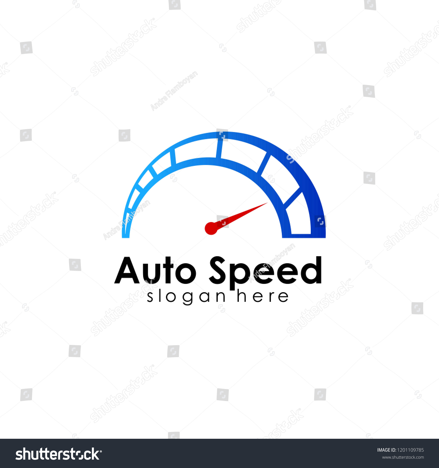 Autospeed Logo Template Stock Vector (Royalty Free) 1201109785