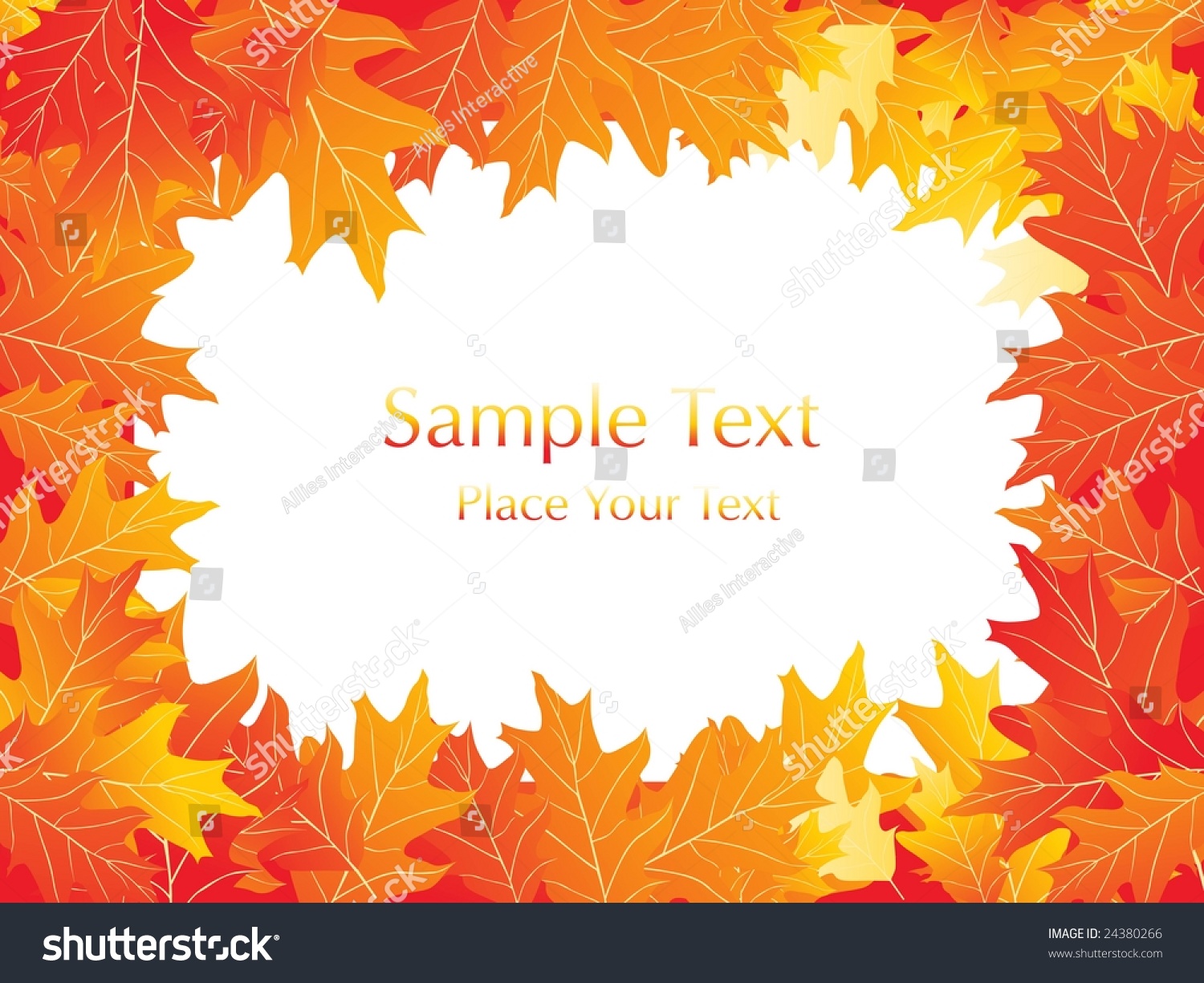 Autumn Leaves Vector Frame Illustration Stock Vector Royalty Free 24380266 Shutterstock Autumn Leaves Vector Frame Illustration Stock Vector Royalty Free 24380266 Shutterstock