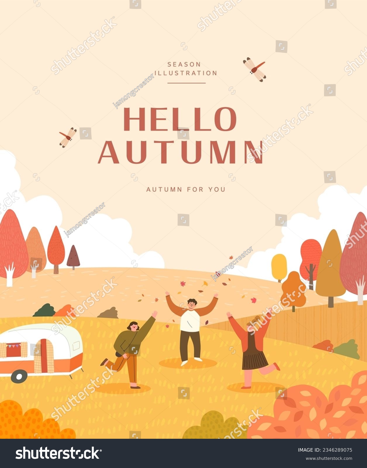 SVG of autumn sentimental frame illustration. Web-Banner svg