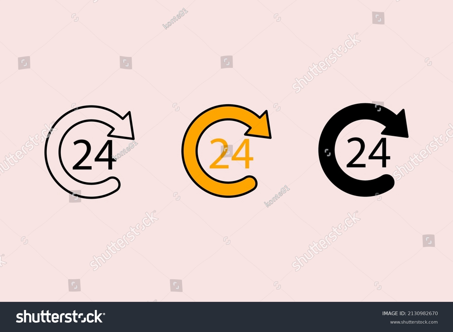 Availability Icons Symbol Vector Elements Infographic Stock Vector ...