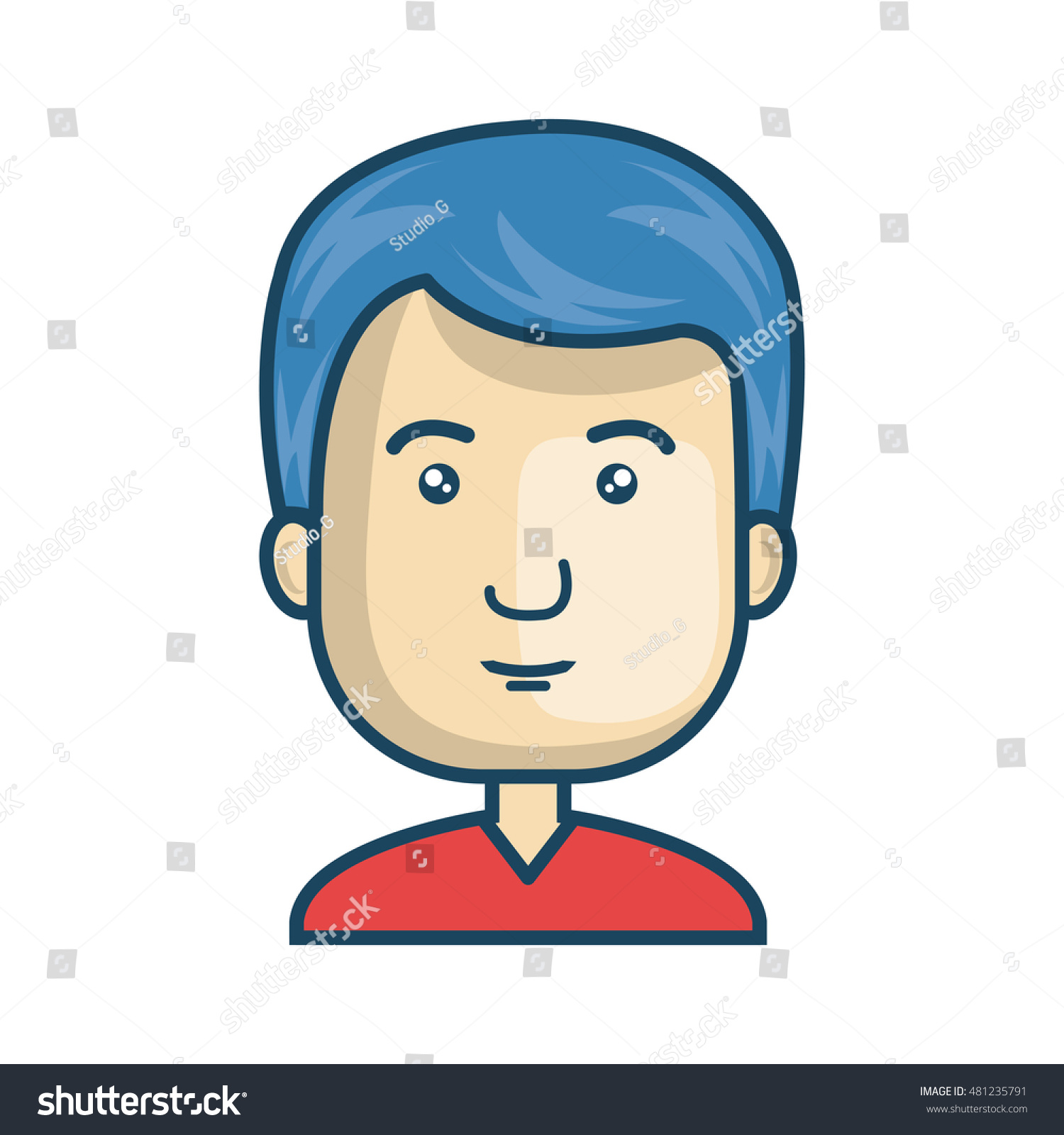 Avatar Man Cartoon Stock Vector (Royalty Free) 481235791 | Shutterstock