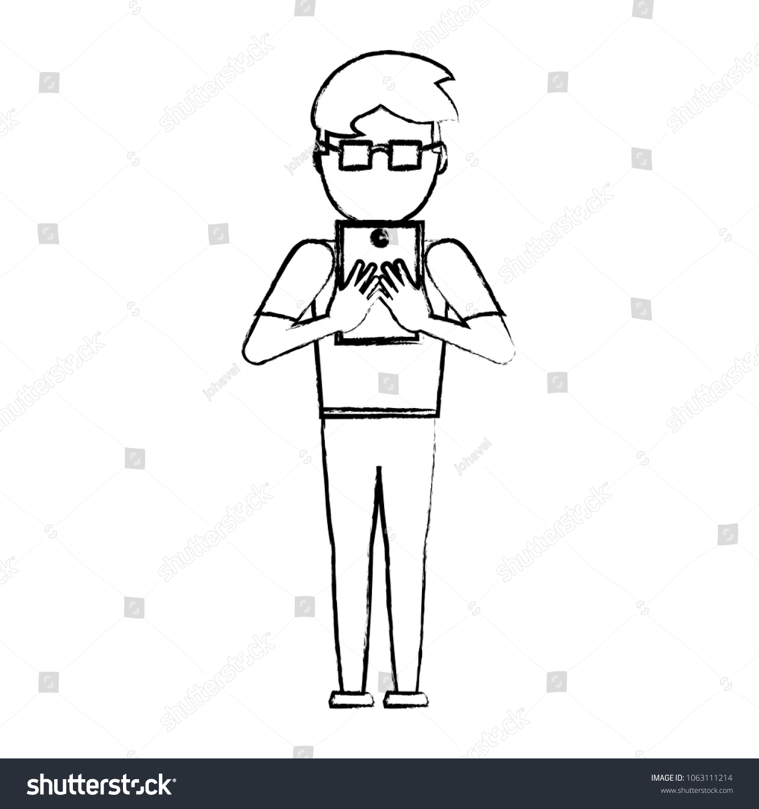 Avatar Man Icon Stock Vector (Royalty Free) 1063111214 | Shutterstock