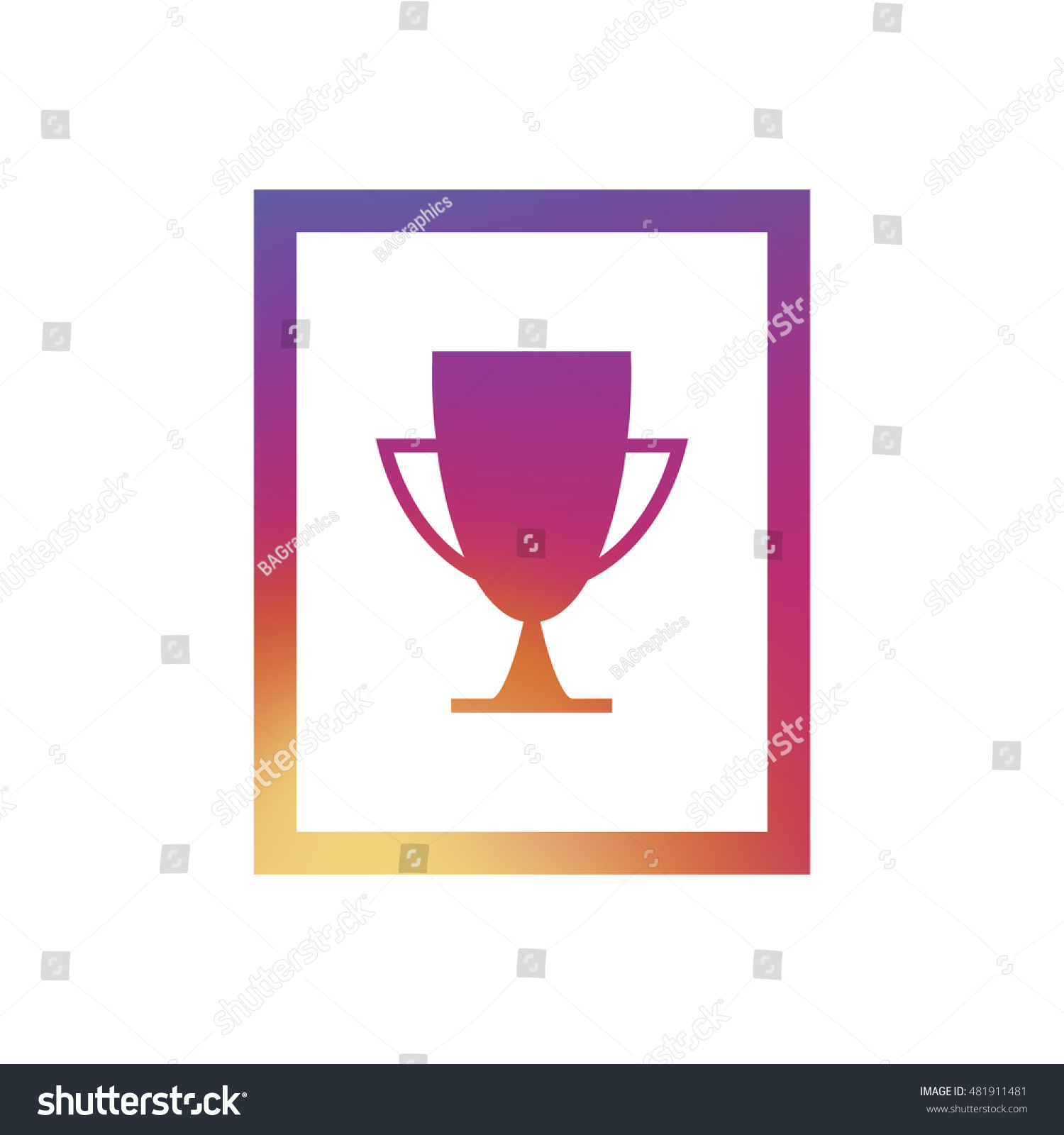 Award Logo Vector Award Icon Clip Stock Vector Royalty Free 481911481