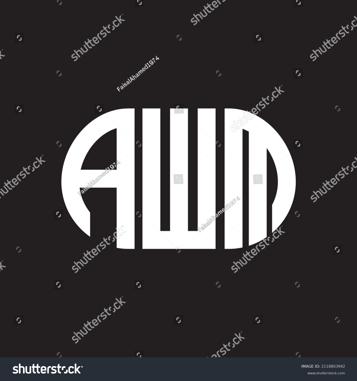 8 Awm initial Images, Stock Photos & Vectors | Shutterstock