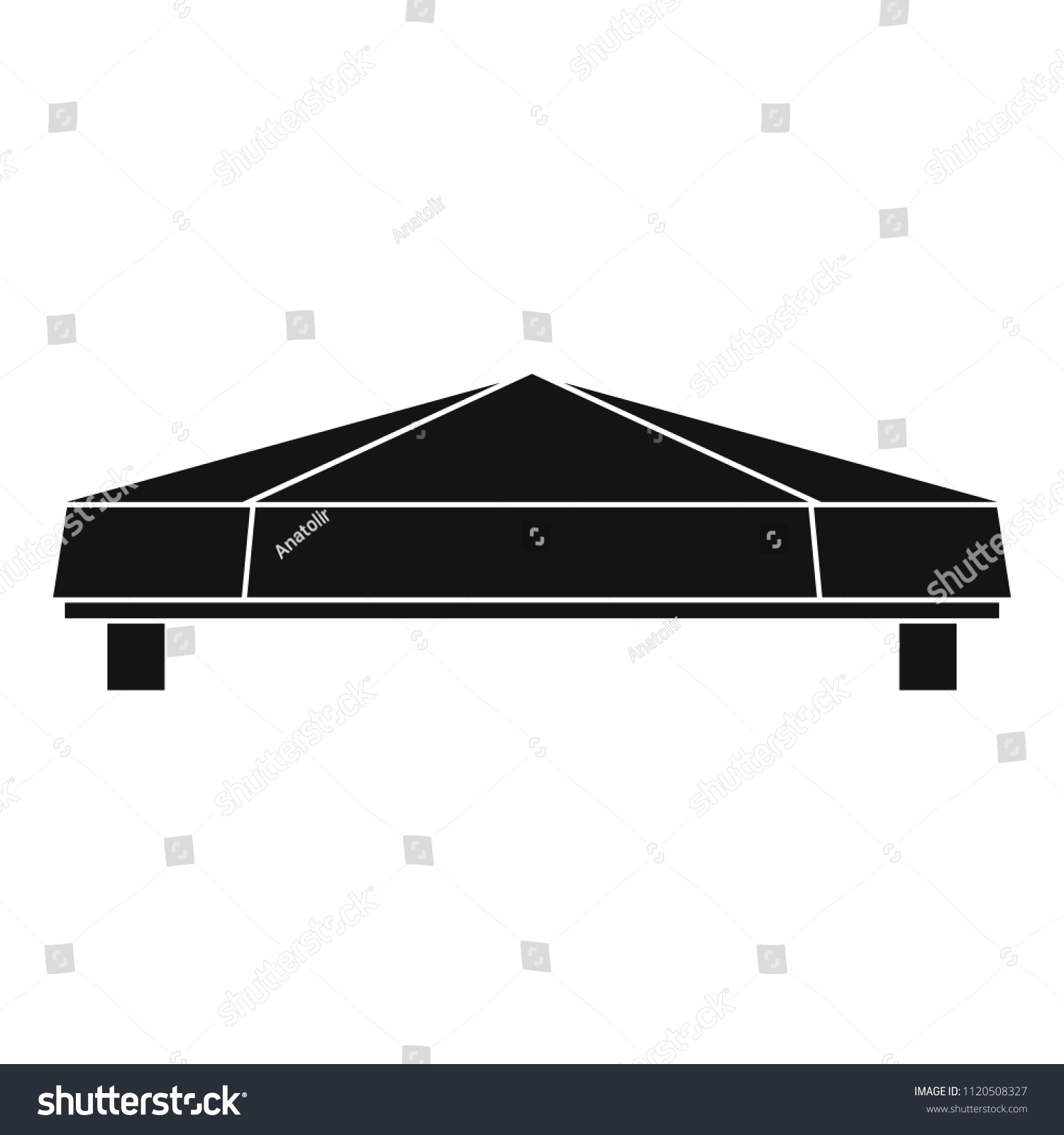 Awning Tent Icon Simple Illustration Awning Stock Vector HD Royalty