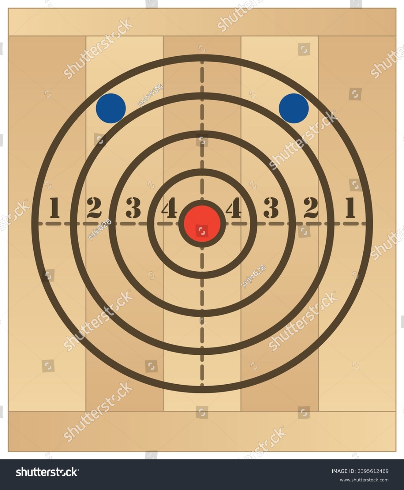 SVG of axe throwing, wooden target showing bullseye svg