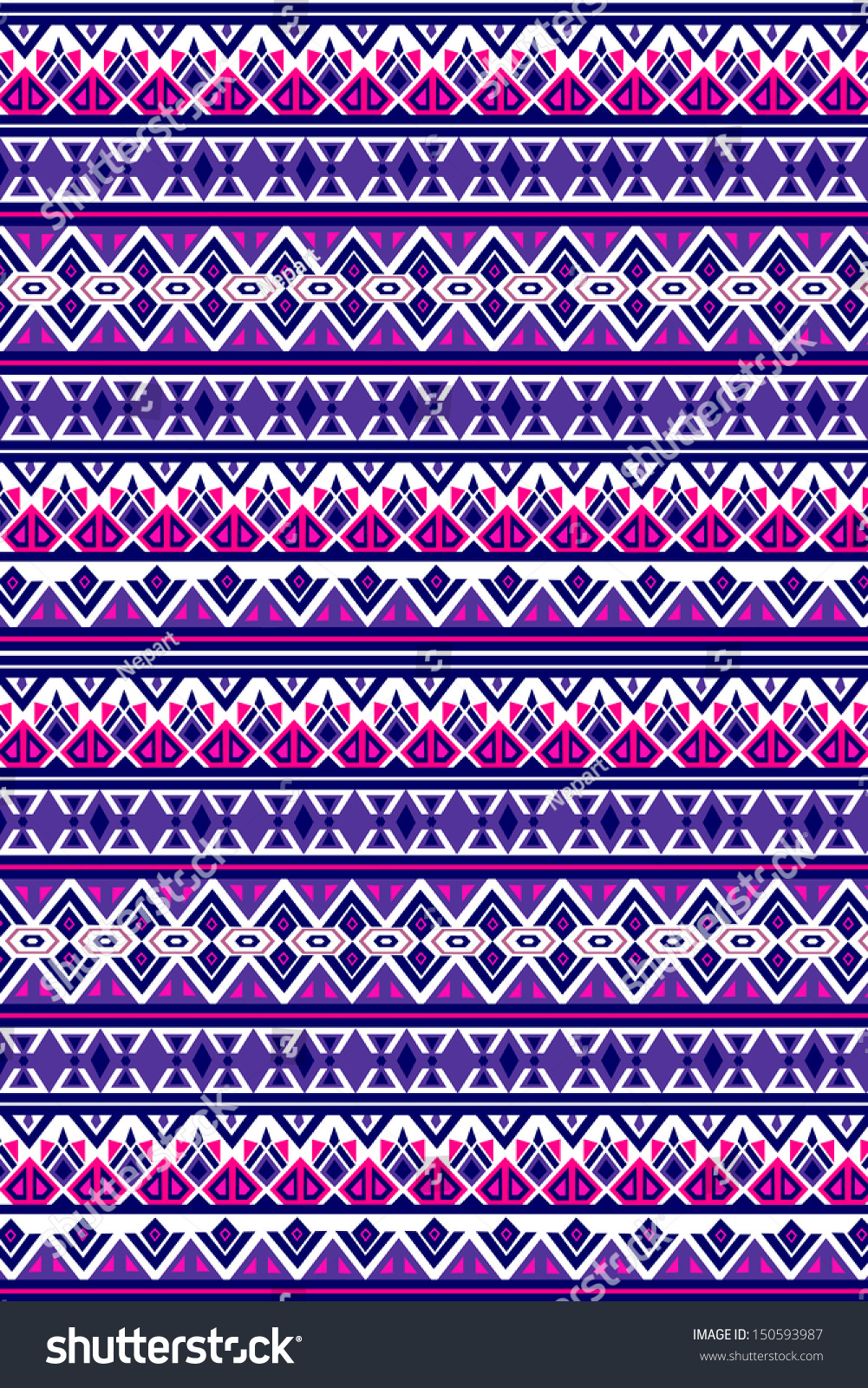 Aztec Pattern Stock Vector 150593987 - Shutterstock