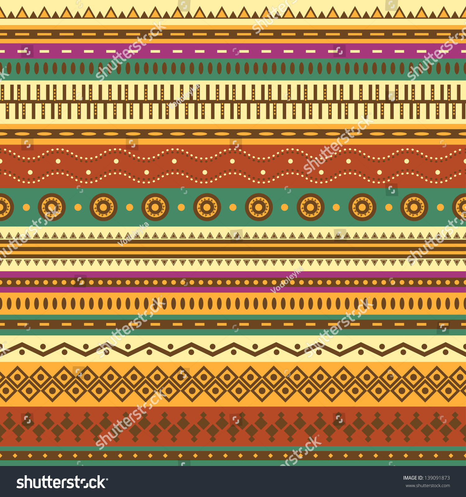 Aztec Seamless Pattern. Can Be Used In Fabric Design For Making Of ...