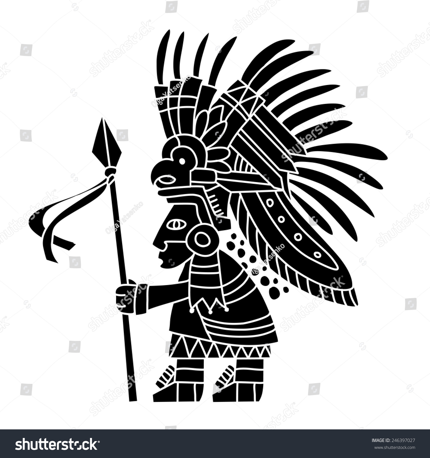 Free Free 113 Aztec Warrior Svg Free SVG PNG EPS DXF File