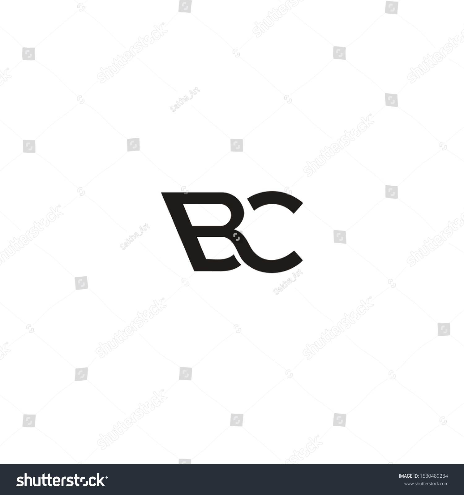 B C Letters Joint Logo Icon Stock Vector (Royalty Free) 1530489284 ...