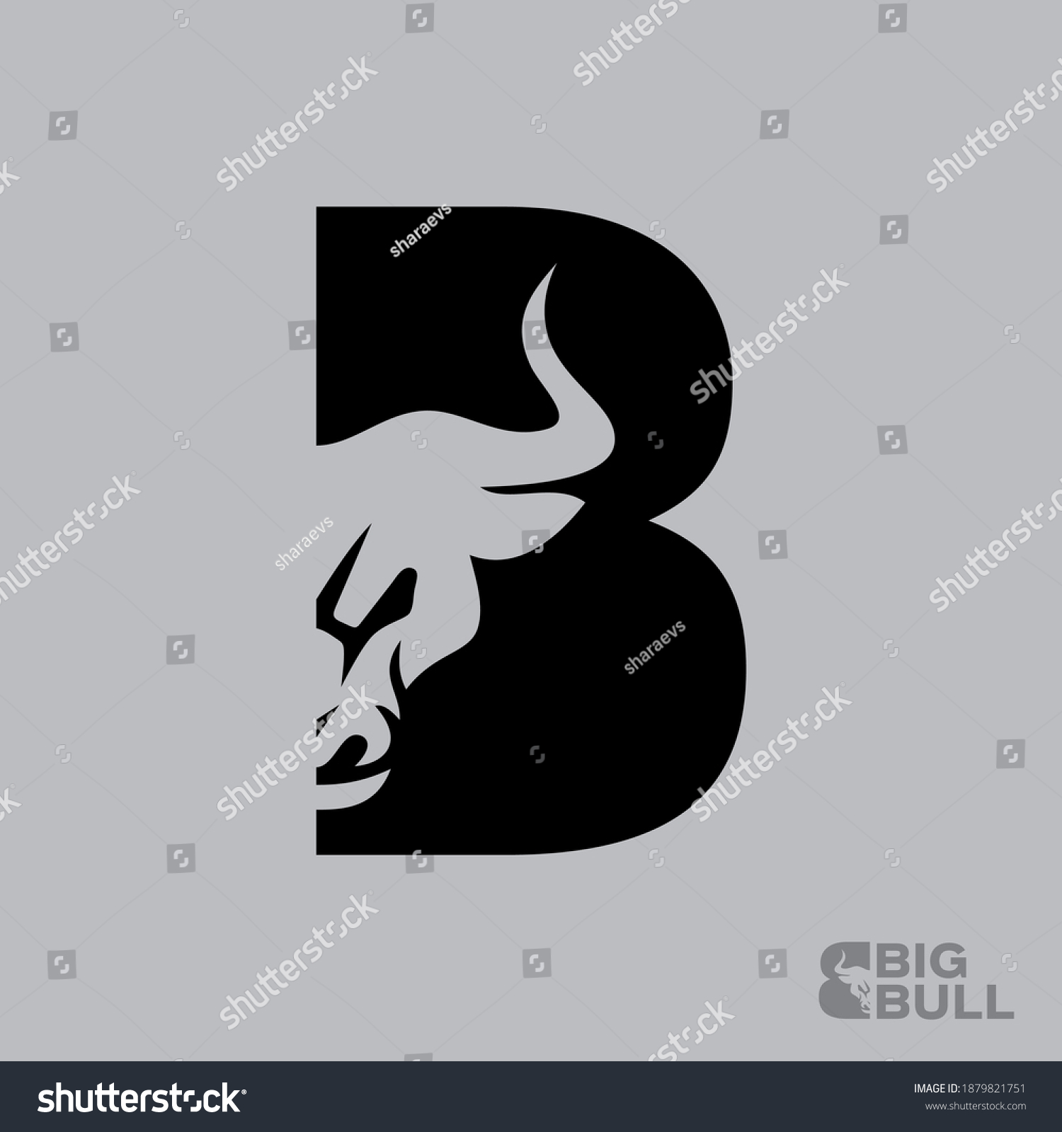 225 Letter B Bull Logo Images, Stock Photos & Vectors | Shutterstock