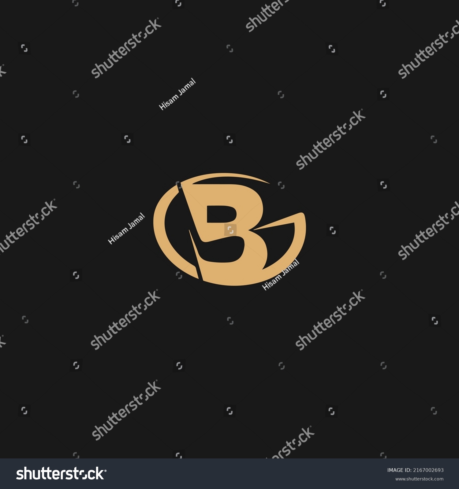 B Logo Design Your Company B Stock Vector (Royalty Free) 2167002693 ...