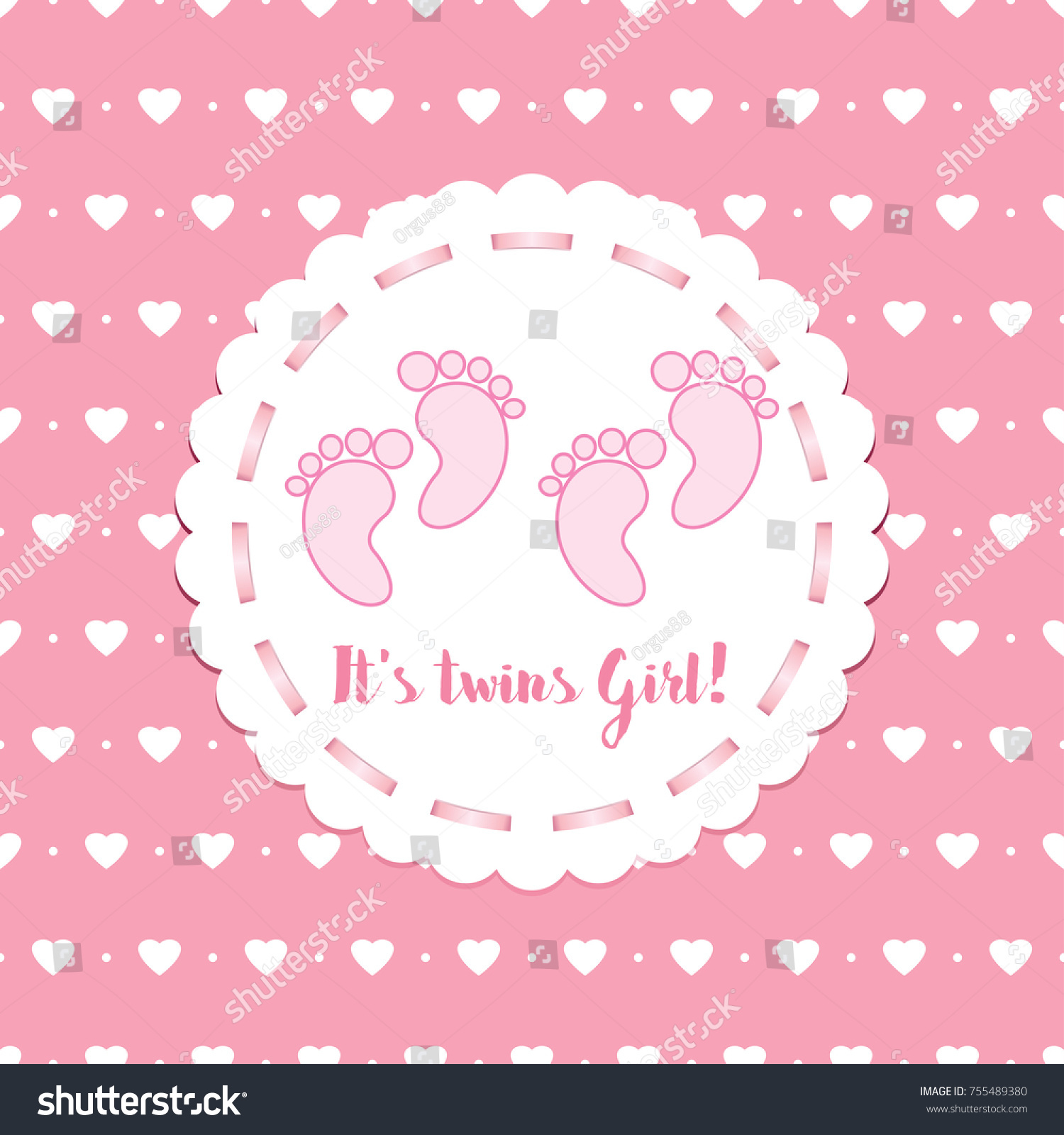 twin baby girl announcements