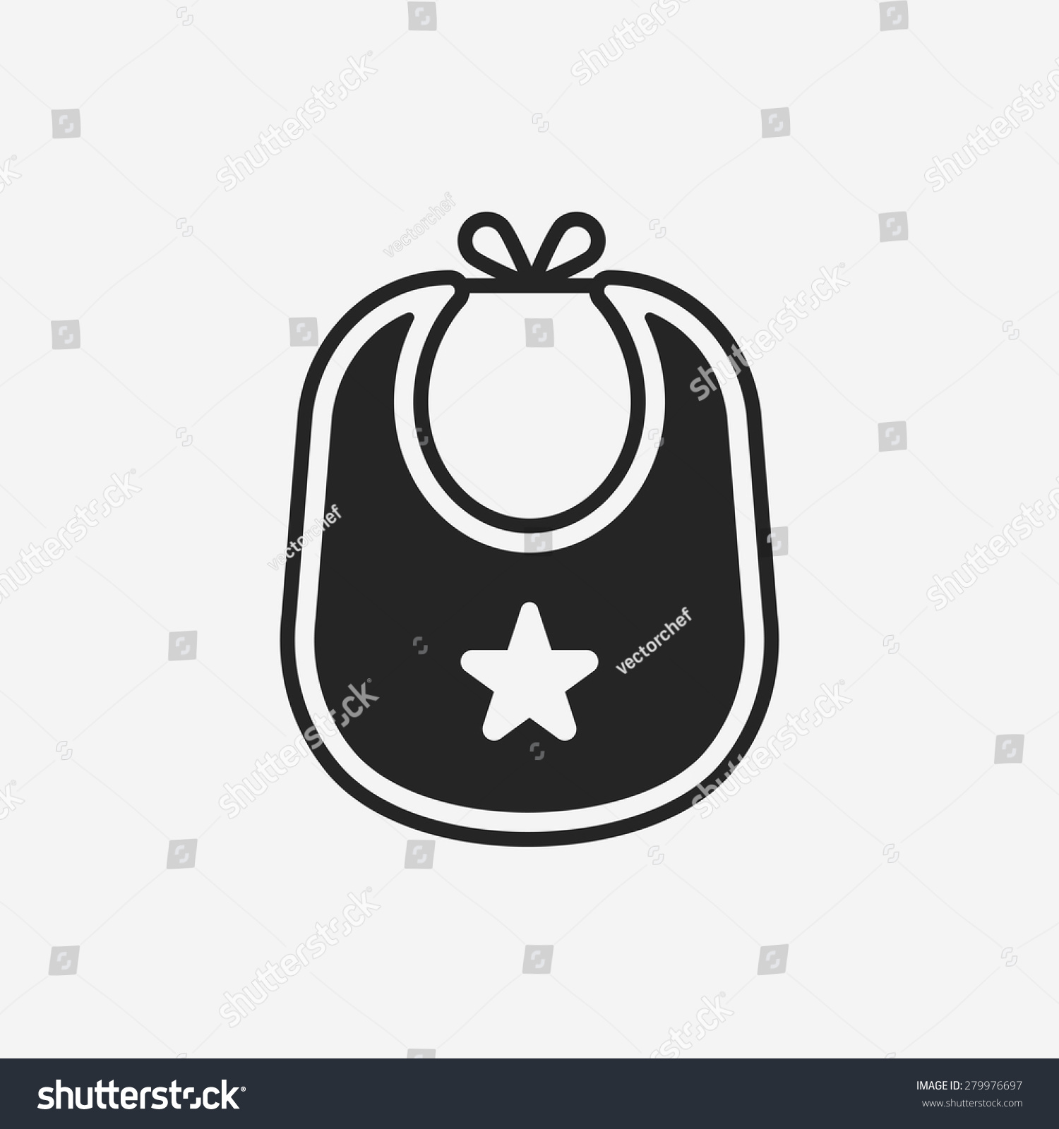SVG of Baby bib icon svg