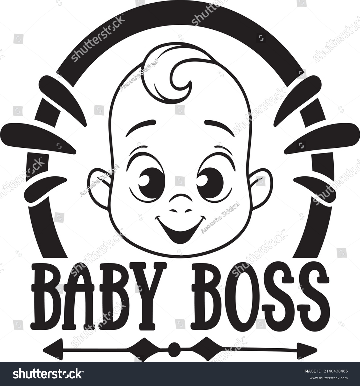 SVG of Baby Boss , Baby SVG Tshirt Design svg