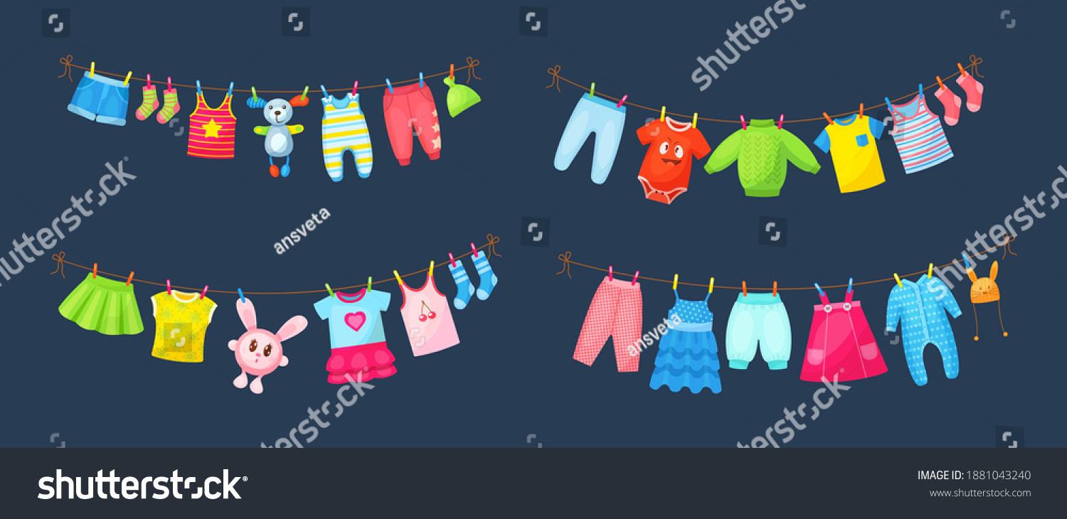 子供服 ワンピース のイラスト素材 画像 ベクター画像 Shutterstock