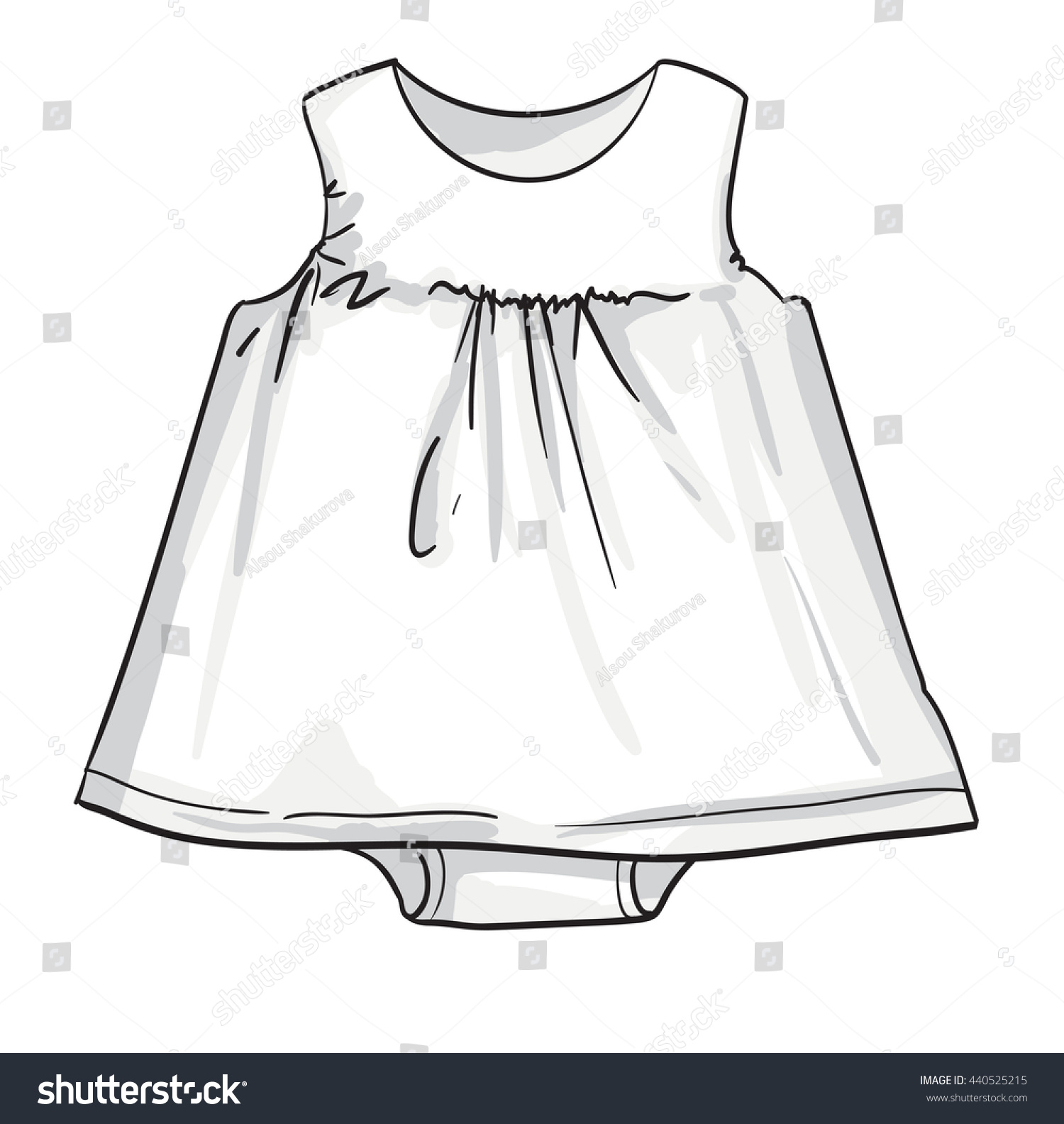 Baby Fashion Baby Clothing Vector Illustration Stock Vector Royalty Free