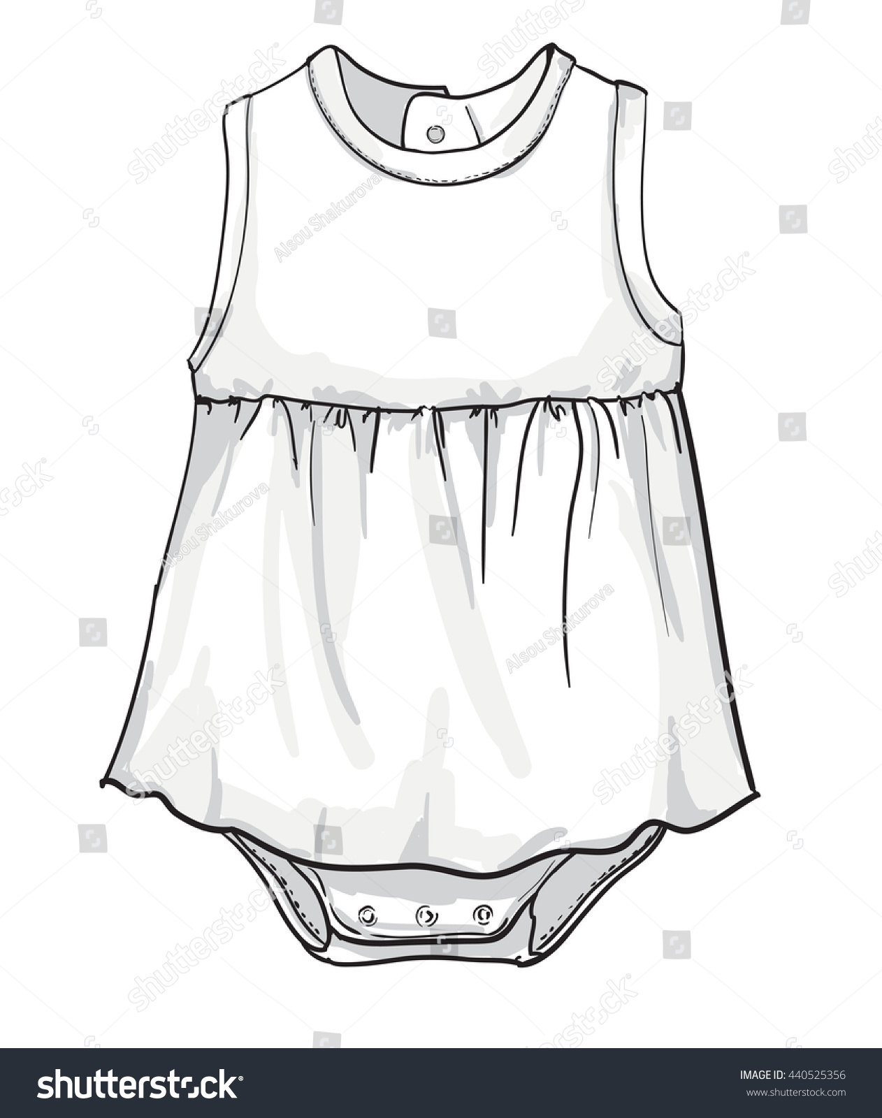 Baby Fashion Baby Clothing Vector Illustration Stock Vector (Royalty ...