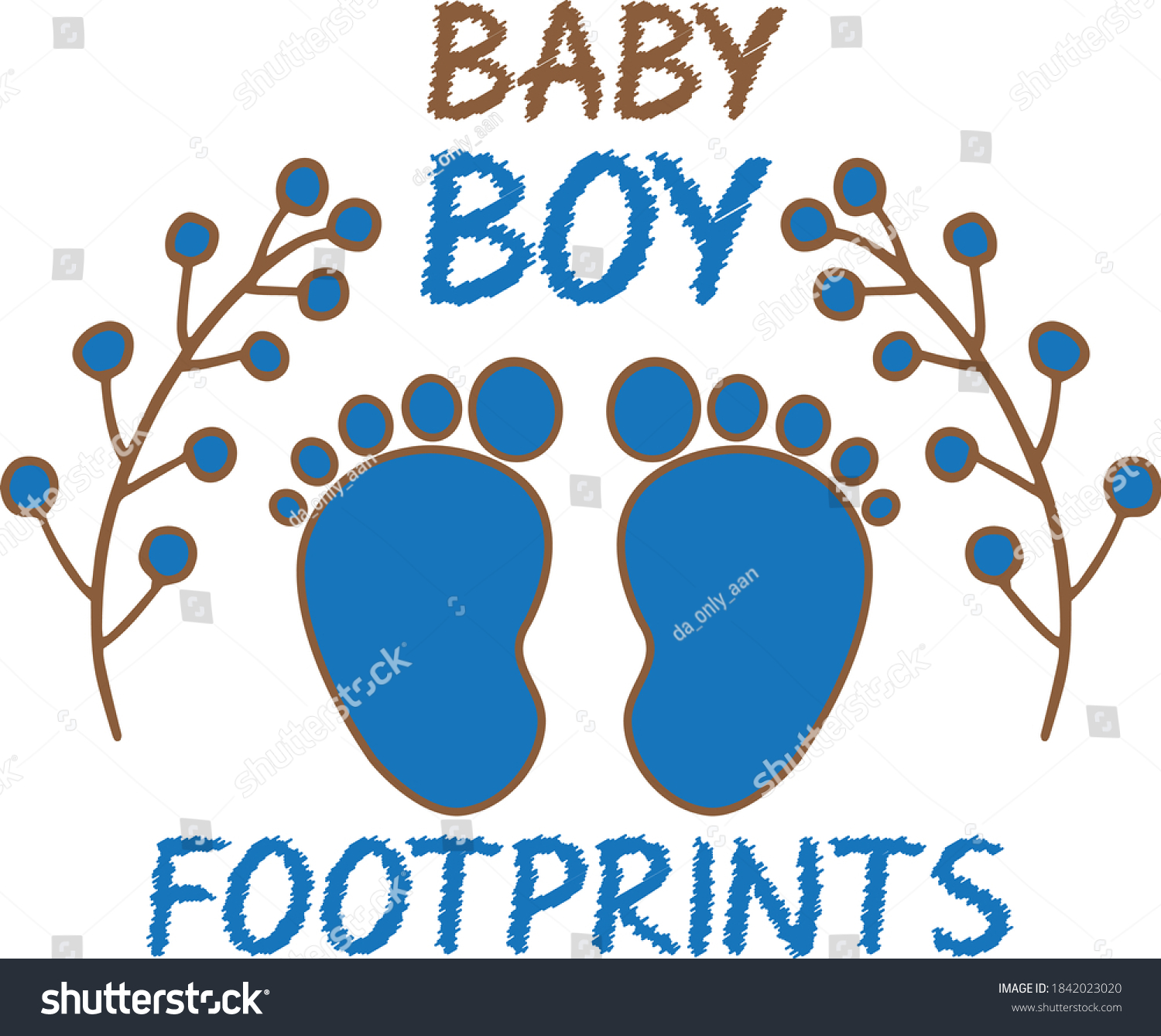 SVG of Baby Foot Shirt Print svg eps ai  svg
