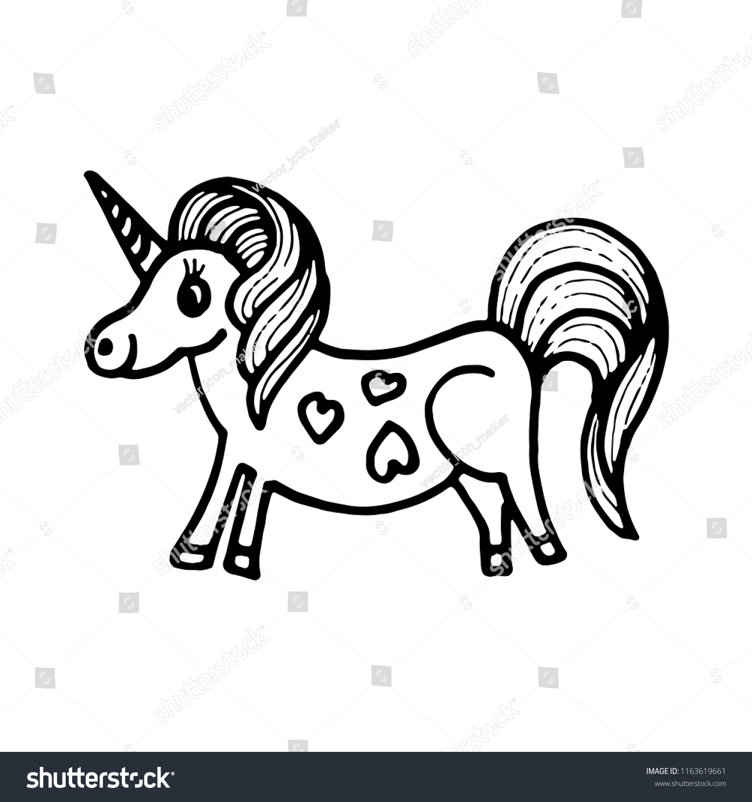 6300 Unicorn Silhouette Coloring Pages , Free HD Download