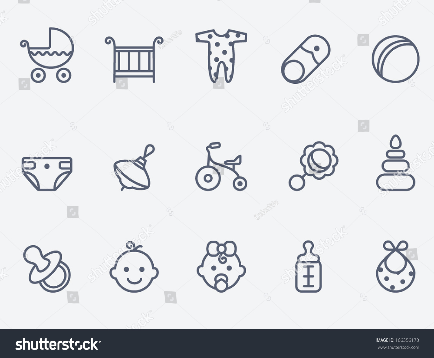SVG of baby icons svg
