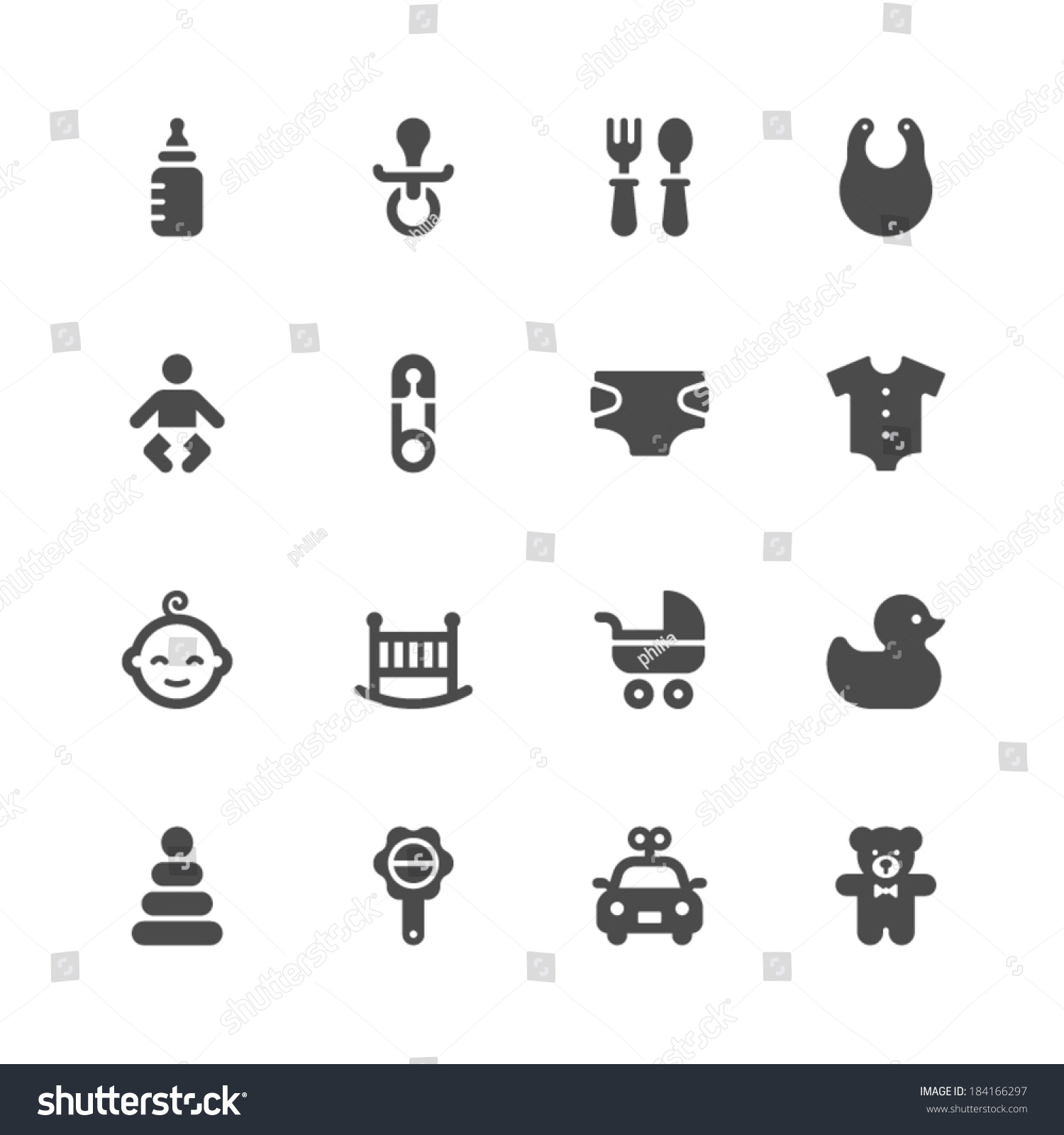 SVG of Baby icons svg