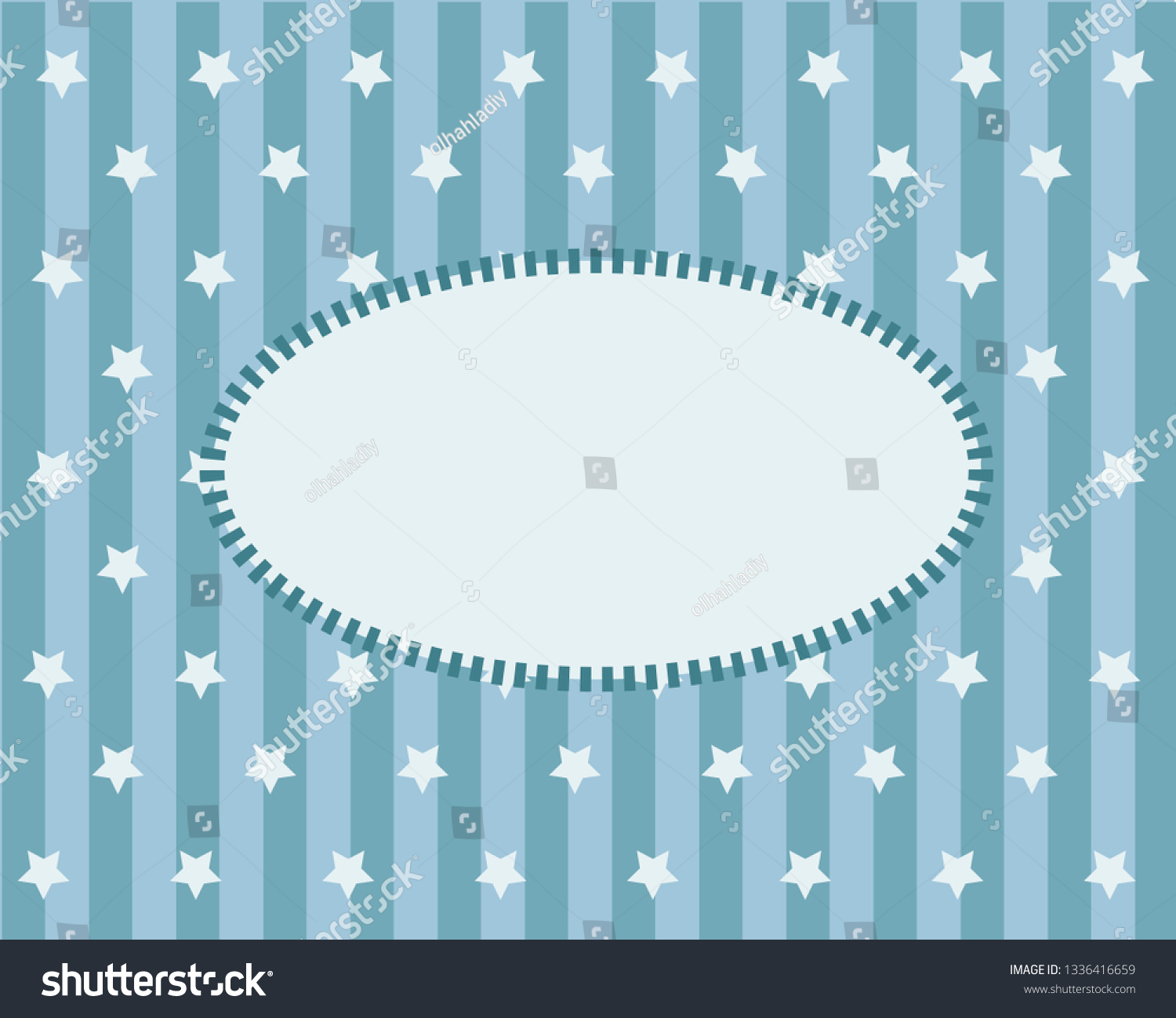 Baby Invitation Card Vector Stock Vector (Royalty Free) 1336416659