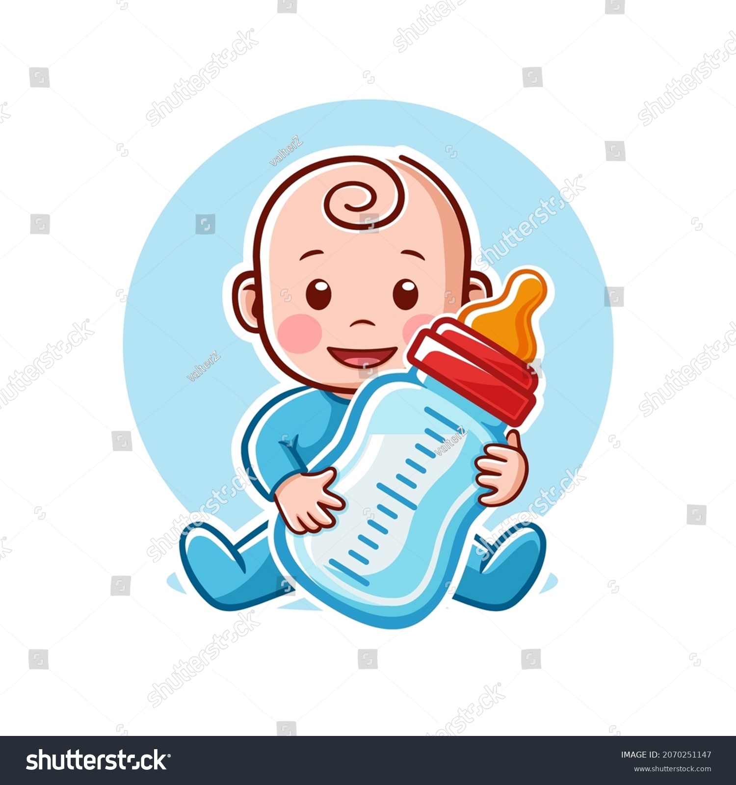 Bebe Tomando El Biberon Vectores Imagenes Y Arte Vectorial De Stock Shutterstock