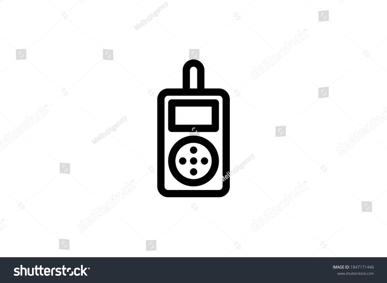 Baby Outline Icon Ringing Phone Stock Vector (Royalty Free) 1847171446 ...