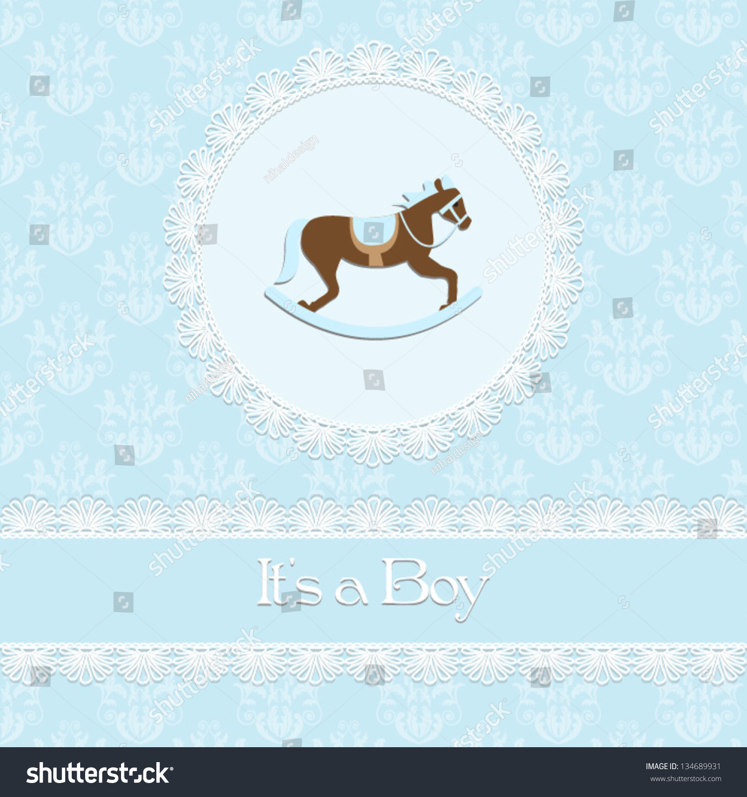 baby boy rocking horse