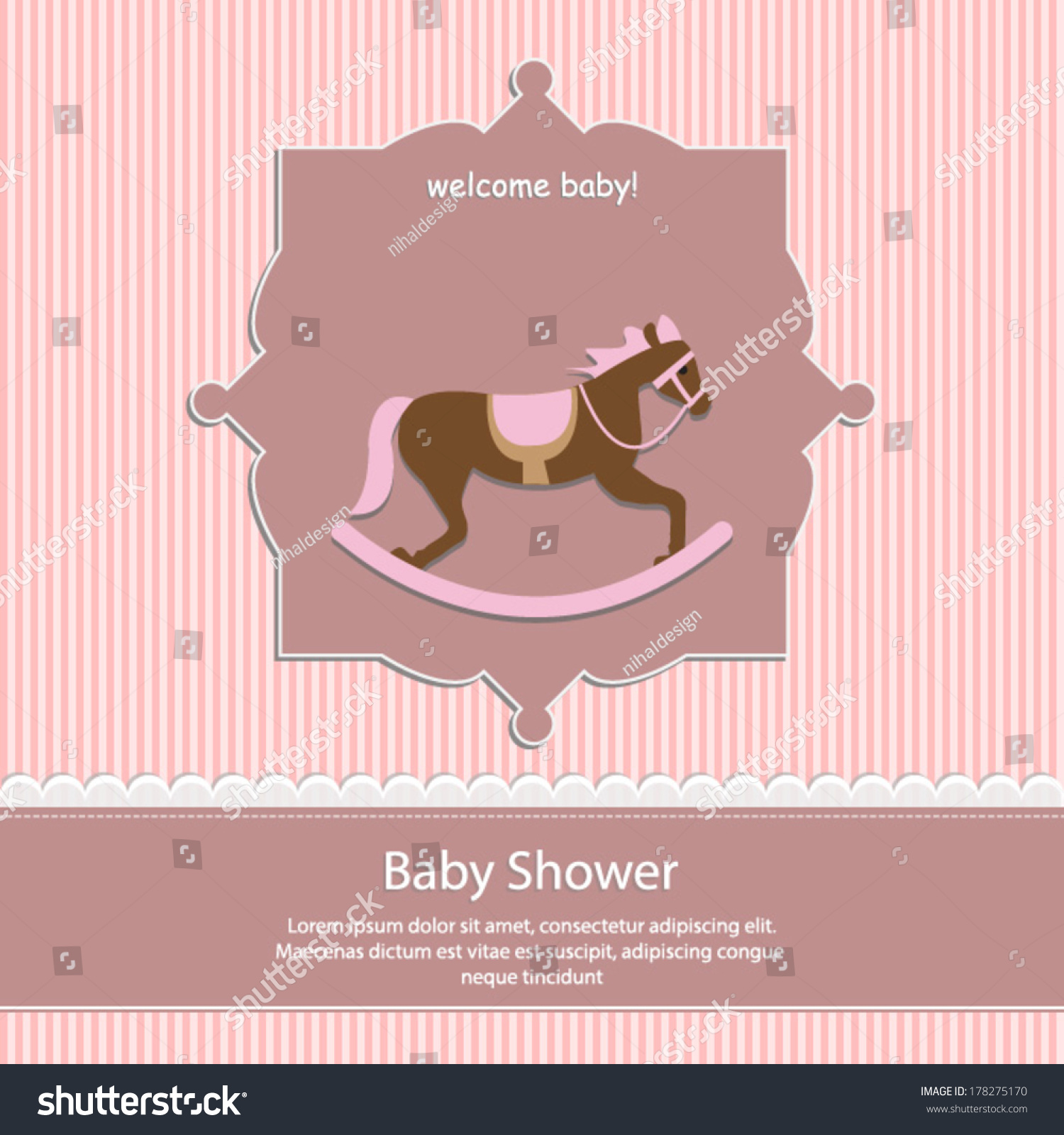 baby-shower-card-baby-girlpink-stripe-stock-vector-royalty-free