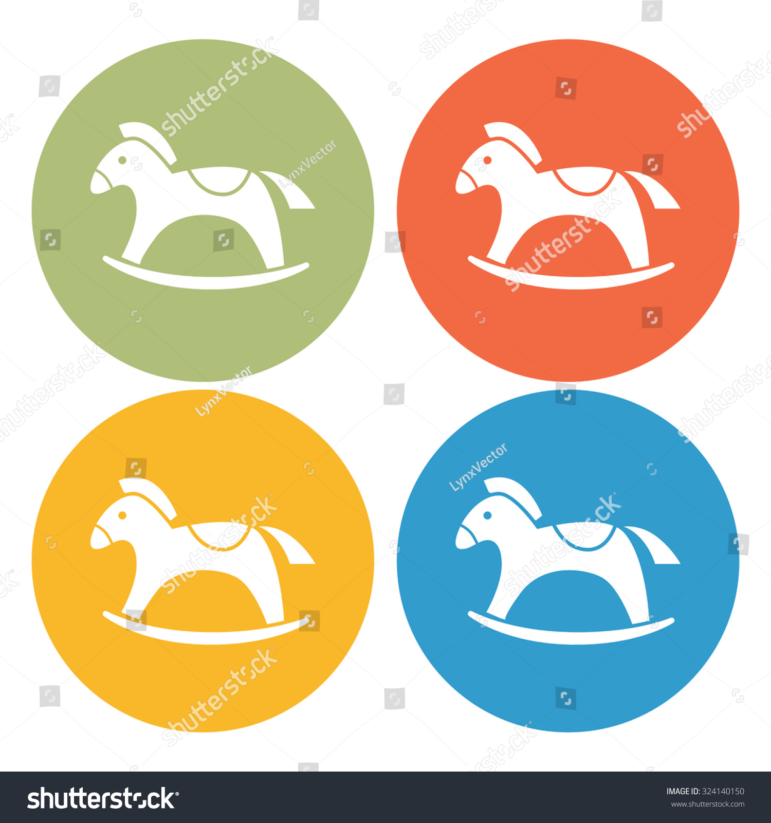 Baby Toy Icon Stock Vector Illustration 324140150 : Shutterstock