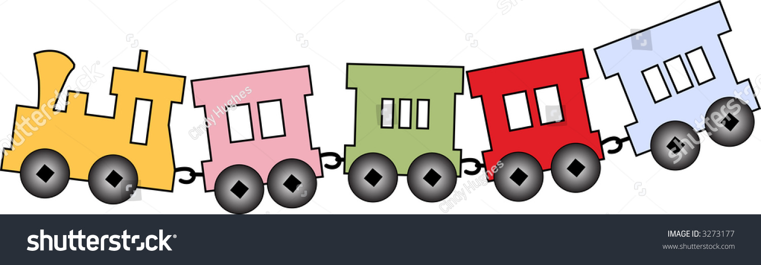 Baby Train Stock Vector Illustration 3273177 : Shutterstock