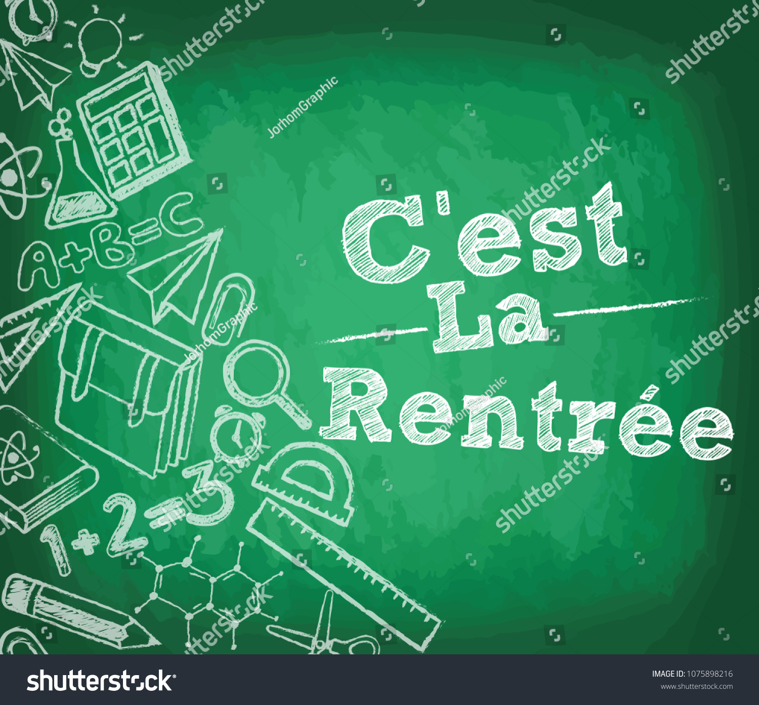 C Est La Rentree Images Stock Photos Vectors Shutterstock