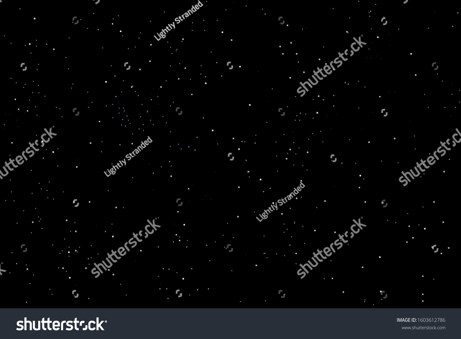 Backdrop Black Night Sky Multilayered Stars Stock Vector (Royalty Free ...