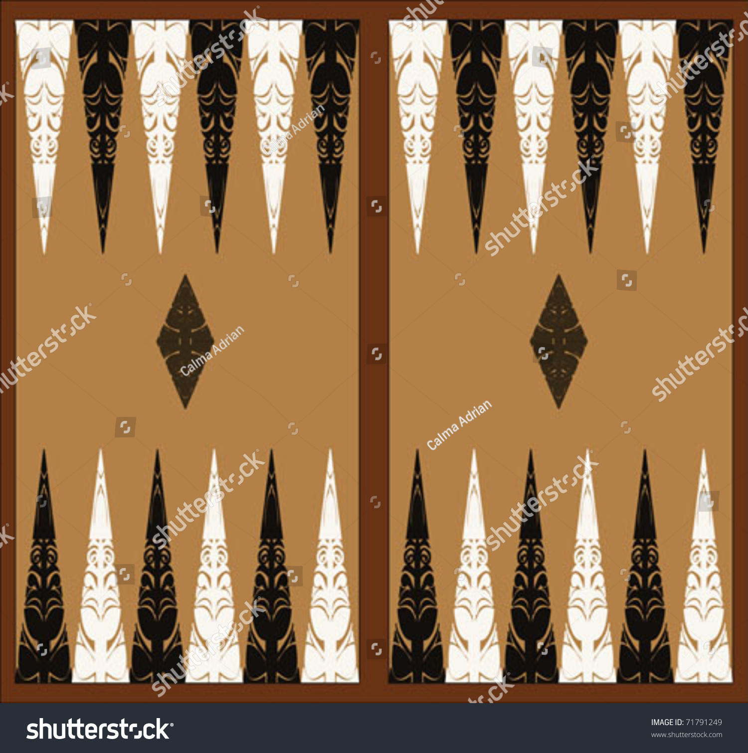 SVG of backgammon table svg