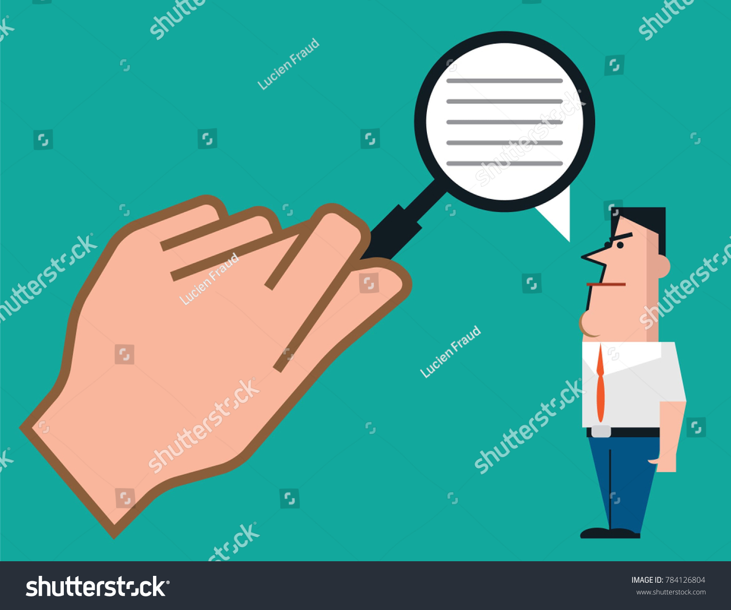 Background Check Job Candidate Stock Vector 784126804 Shutterstock