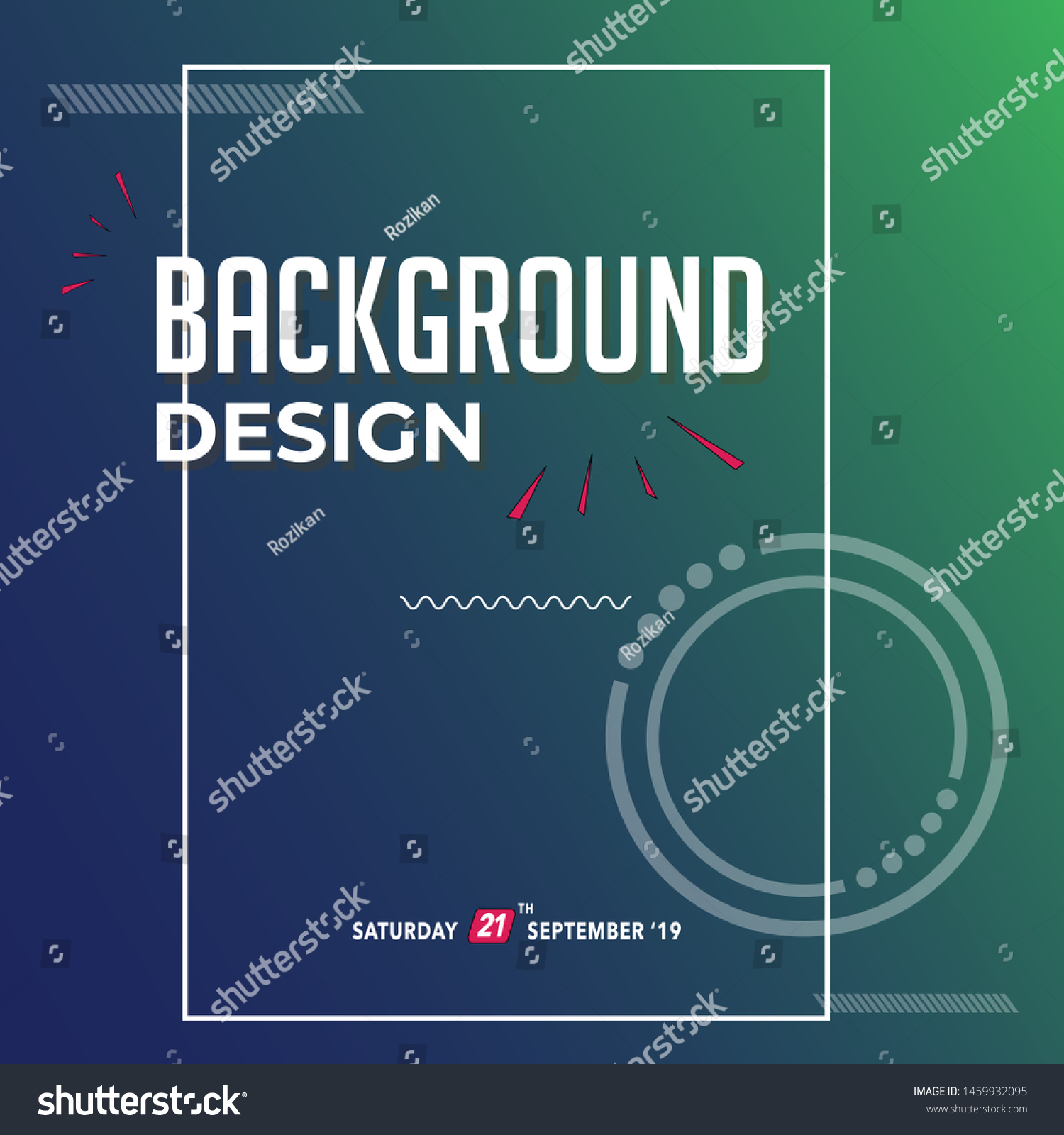Background Event Party Promotional Poster Flyer Stock Vector Royalty Free