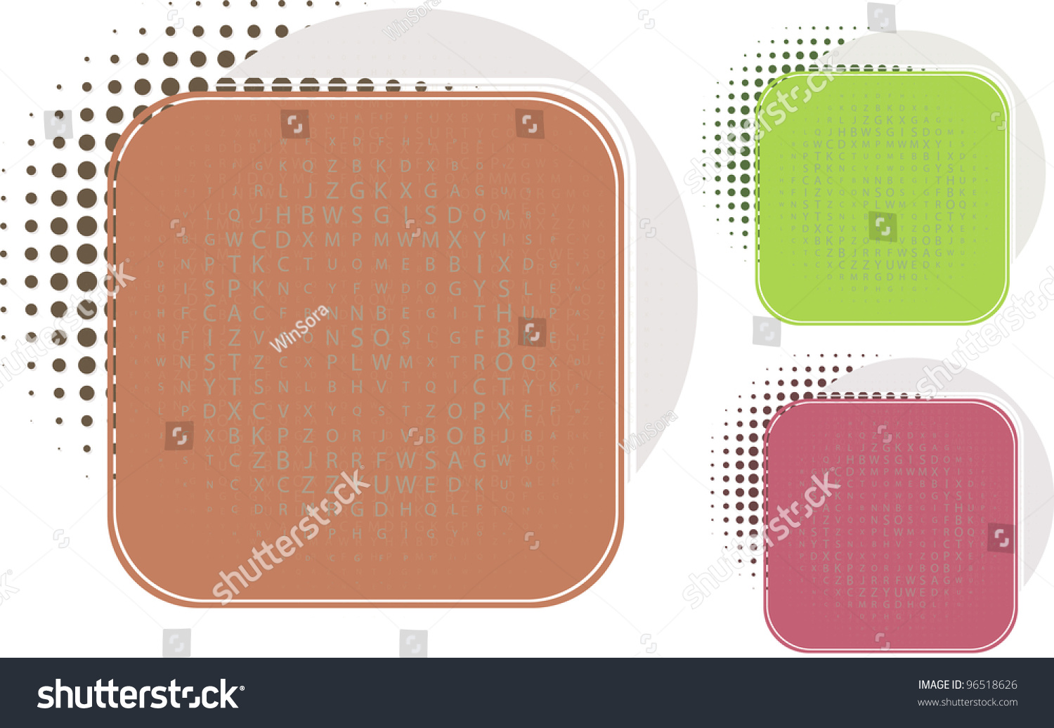 Background Text Stock Vector Royalty Free