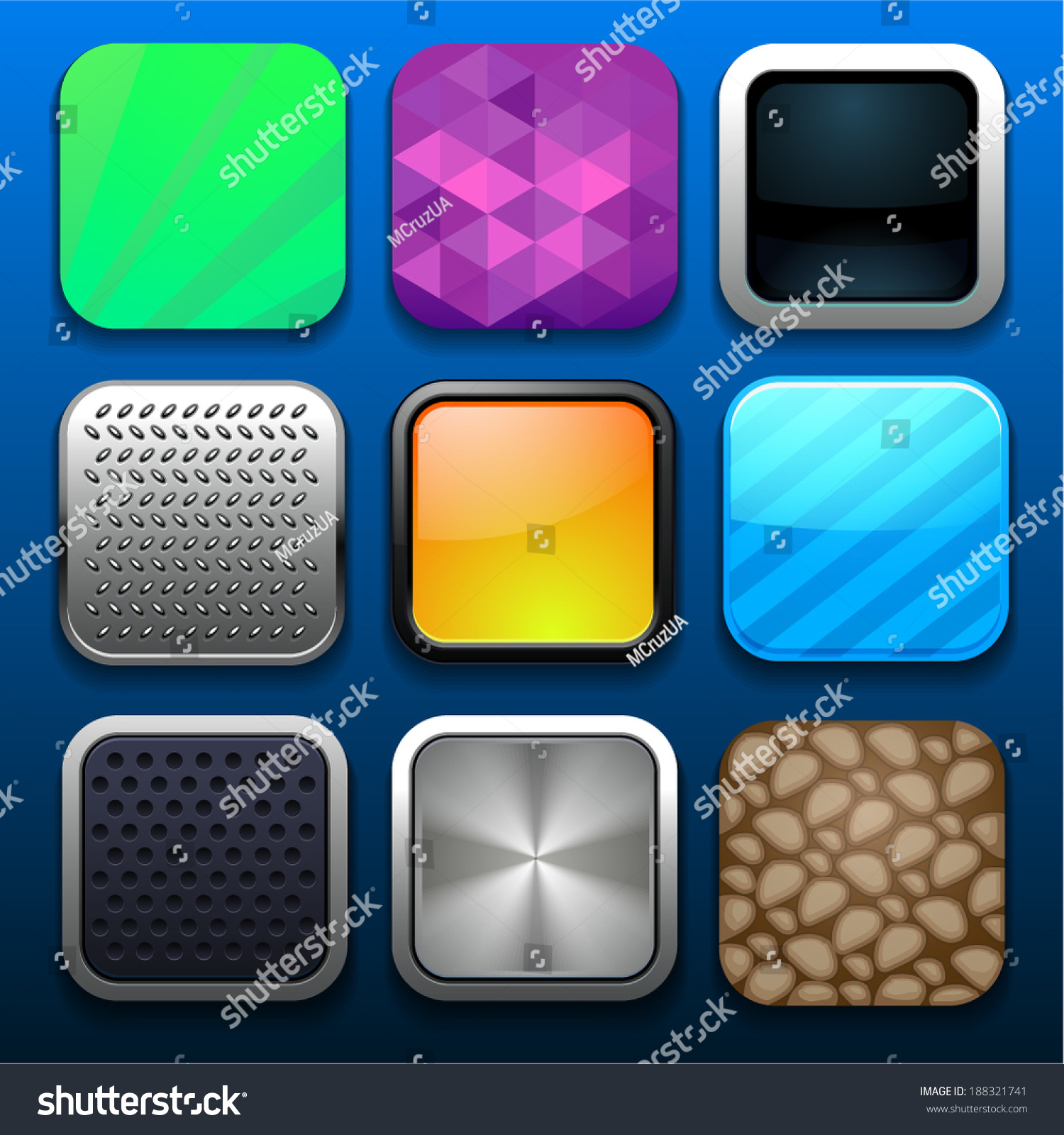 Background For The App Icons (Vector Frame) 188321741 Shutterstock
